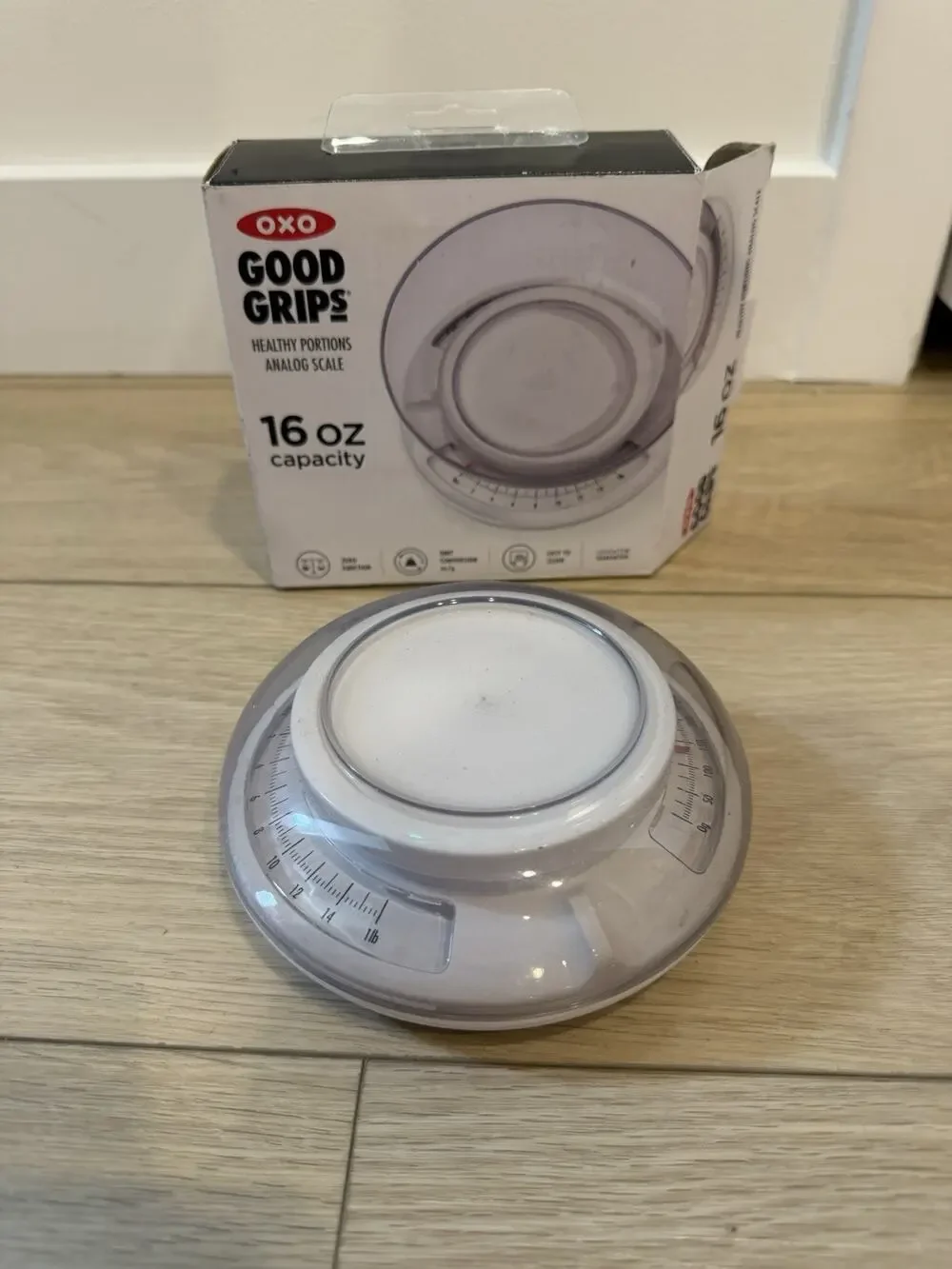 OXO Good Grips Healthy Portions, Analog Scale With Weight Capacity 16oz